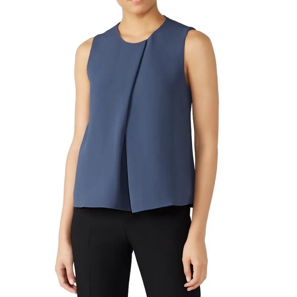 Club Monaco Tops - Club Monaco Eszti Blue Blouse Sleeveless Medium
